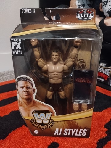 WWE Mattel AJ Styles Legends Series 17 Elite Collection Action Figure  - Picture 1 of 2