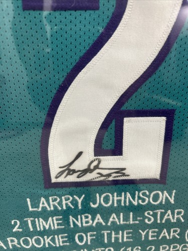 PSA Certed Larry Johnson autographed jersey - Picture 2 of 3