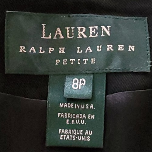 Blazer donna Ralph Lauren 8 petite nero stemma equitazione toppa cavallo preppy - Foto 7 di 9