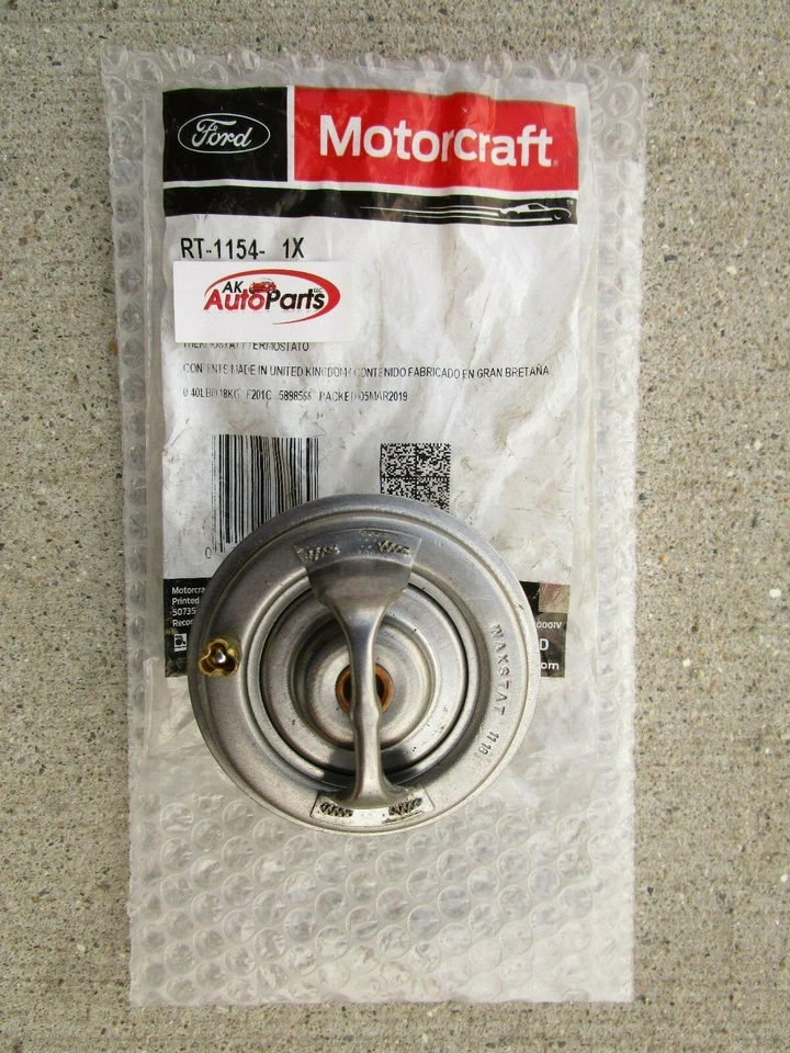 FORD XW4Z-8575-CA XW4Z8575CA MOTORCRAFT RT1154 ТЕРМОСТАТ ОХЛАЖДАЮЩЕЙ ЖИДКОСТИ ДВИГАТЕЛЯ OEM НОВЫЙ - Изображение 4 из 4