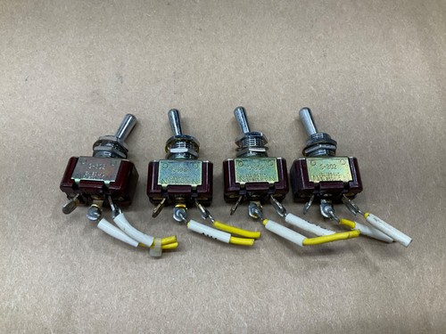 Lot Of 4 Nihon Kaiheiki 15A Toggle Switch 110V 120V 125Vac 6a 250vac #3D42C61PR4