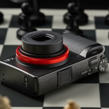 Aluminum Alloy Lens Adapter Ring CNC Metal Black Color For Ricoh GR3X GR3 GR2 GR
