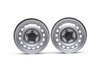 "Boom Racing BRW780919RGM 1.9\" 16-Loch 5-Lug Classic Steelie Reversible Beadlock"