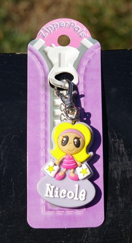 Nicole Einkaufstaschen Gummi Reißverschluss Freunde Easy Zipper Pull Clip Anhänger Schlüsselanhänger - Bild 1 von 3