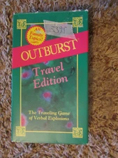 Vintage OUTBURST TRAVEL EDITION GAME BY HERSCH 1991 NO. 4261