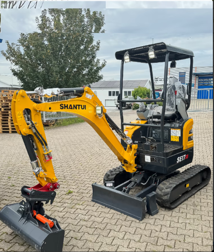 Shantui SE17 Minibagger 1,7 to, 3 Zylinder Kubota Motor Modell 2025, MS01 Wechsl - Bild 2 von 5
