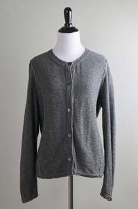 EILEEN-FISHER-178-Organic-Linen-Cotton-039-Washed-034-Seamed-Sweater-Top-Size-Medium