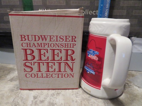 BUDWEISER ST. LOUIS CARDINALS 10 CAMPEONATOS DE LA SERIE MUNDIAL CERVEZA PIEDRA 1926-2006 - Imagen 3 de 5