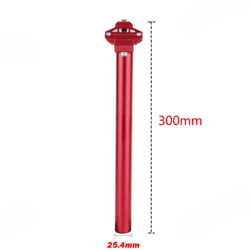 Bicycle Seatpost 25.4mm x 300mm Aluminium Alloy MTB Road Bike BMX Seat Tube Pole - Picture 9 of 16