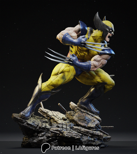 Wolverine, Resin Scale 1:9 Model Kit Unpainted 3d Printed GK Statue Figure - Picture 6 of 10