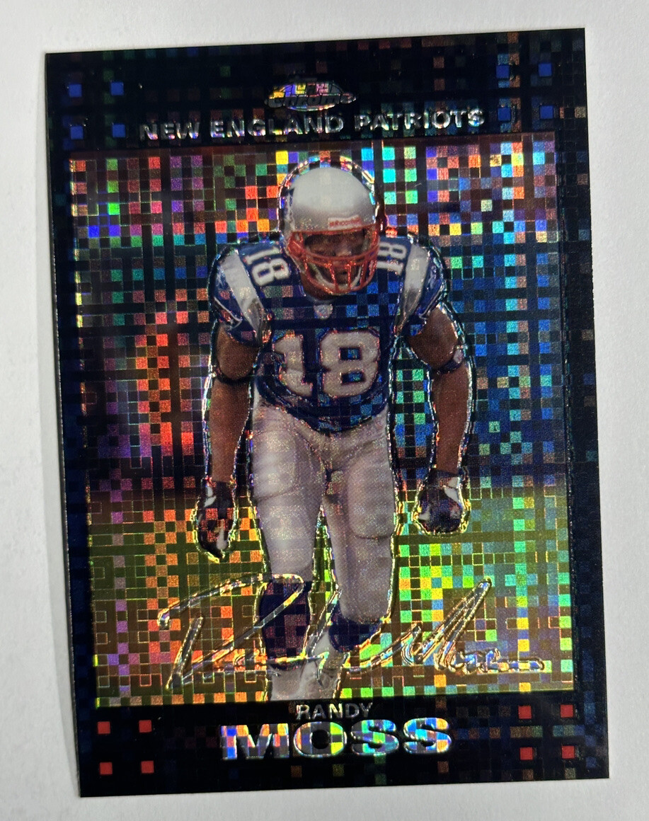 2007 Topps Chrome Xfractor Randy Moss #TC28