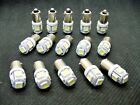 15 Cool White 5 Led Instrument Panel Dashboard Lights Bulbs Ba9S 53 1815 1895 Gm