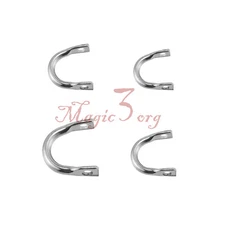 100pcs Fishing Spinner Clevis for Making Spinner DIY Spoon 3 Size Easy-Spin Bass