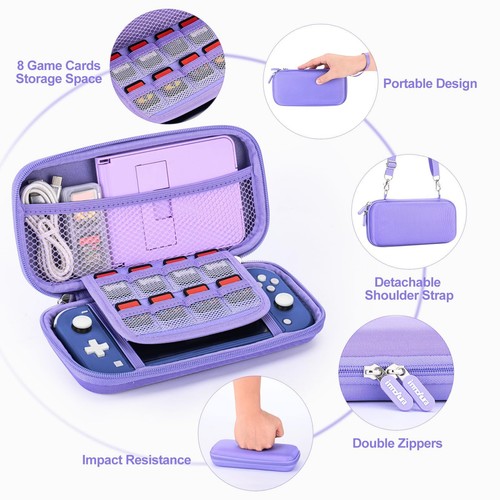 innoAura Switch Lite Case 18 in 1 Switch Lite Accessories Bundle with Switch ... - Picture 3 of 7