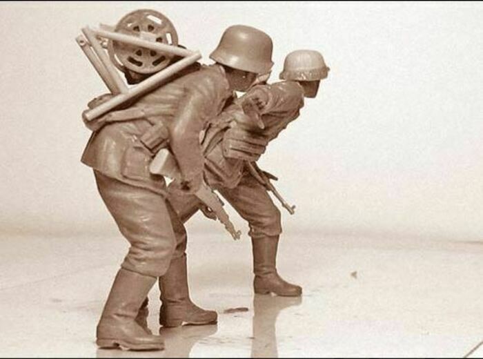 Figurine Master Box 3540 - Personnel Des Transmissions Allemandes, Stalingrad été 1942 - Échelle 1:35 - Pour Maquettistes