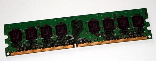 1GB DDR2-RAM 240-pin 2Rx8 PC2-5300U Non-ECC 'Qimonda HYS64T128020HU-3S-B' - Picture 2 of 2
