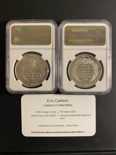 2010 Disabled Veterans Silver $1 NGC MS70/PF70 Commemorative Dollar Set - Picture 2 of 2