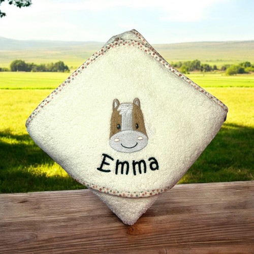 Sterntaler Geschenk-Set Pferd Sunny, Latz, Kapuzenhandtuch und Waschhandschuh - Bild 6 von 14