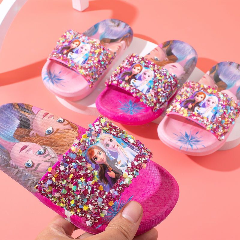 Girls Toddlers Slippers Soft Summer Shower Beach Pool Home Flip