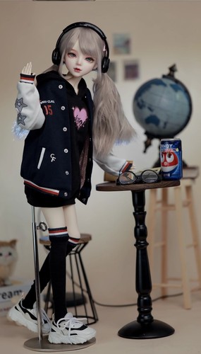 Nuevo Hecho a Mano 24" 1/3 PVC BJD SD Rótula Muñeca Mujeres Niña Regalo Gracia Conjunto Completo - Imagen 8 de 8