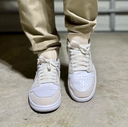 Air Jordan 1 Low SE Inside Out "White Phantom" Decostruito - Uomo Taglia 9,5 - Foto 12 di 24