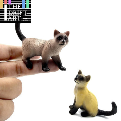 Dollhouse Miniatures Simulation Cat Tiny Animal Figurines Collectibles LP Dollhouse Miniatures Simulation Cat Tiny Animal Figurines Collectibles LP