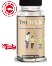 Growth Capsules - Natural Growth & Development Supplement for Kids & Teens - End