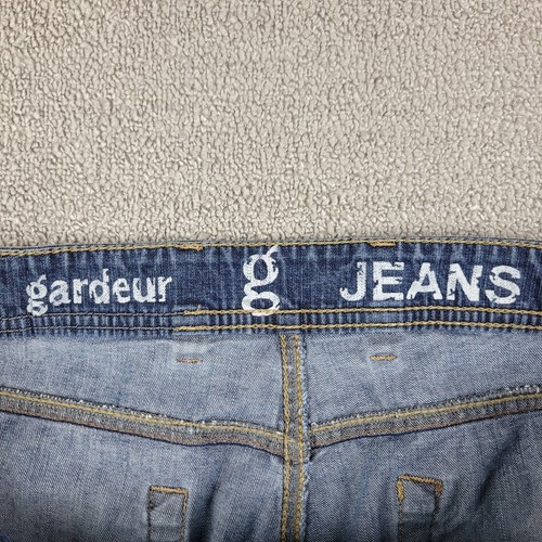 Vintage Gardeur Jeans Men's 38x32 (37x31) German Faded Denim Regular Straight - Picture 8 of 23