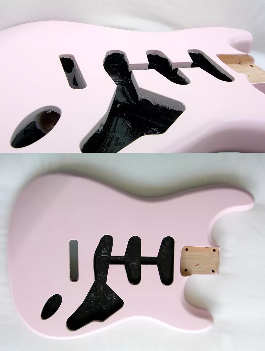Stratocaster BODY Shell Pink Nitro Satin Fender Strat Specs
