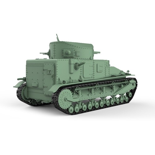 SSMODEL SS144577 1/144 Military Model Kit British Vickers Mk.I Medium Tank - Picture 3 of 12