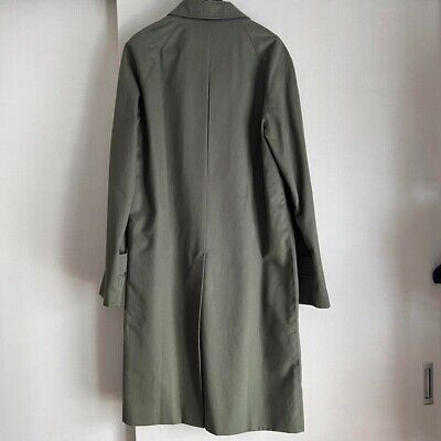 DE BONNE FACTURE Balmacaan Coat Long Coat Green Size 44 USED DE BONNE FACTURE Balmacaan Coat Long Coat Green Size 44 USED