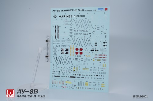 UMa Model 1/48 US D1001 AV-8B Harrier II Plus kit modellino aereo attacco - Foto 5 di 16