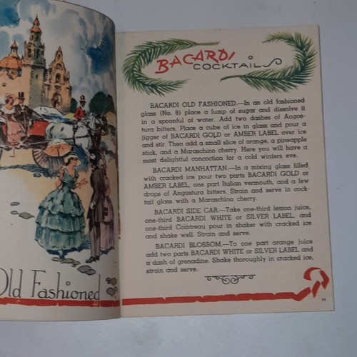 RARE Bacardi Your Guide to Wonderful Cocktails 1936 rum mixed drink recipes Tiki - Picture 4 of 4