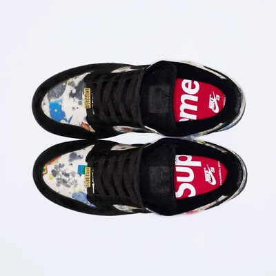 Nike SB Dunk Low Supreme Rammellzee (Size 8.5,10.5) Same Day Nike SB Dunk Low Supreme Rammellzee (Size 8.5,10.5) Same Day