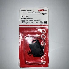 GC electronics rocker switch 35–691 rating 16 a 125V AC new