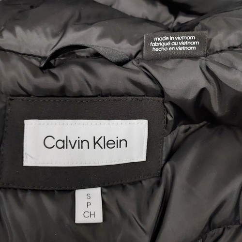 Calvin Klein Herren Flextech Stretch wasserabweisend schwarz Stadionjacke Small - Bild 4 von 15