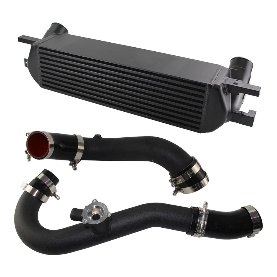 Performance Intercooler Kit for 2015-2022 Ford Mustang Ecoboost 2.3L Black - Image 3 of 4