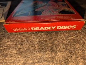 Tron Deadly Discs (Intellivision, 1982) Box, Manual, & Overlay Tested & Working!