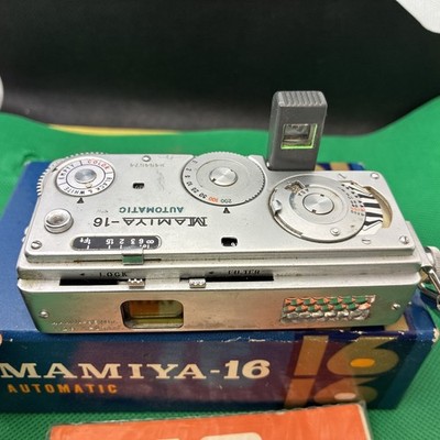 Vintage Mamiya 16 Automatic Spy Camera W/Case & Part Of Box