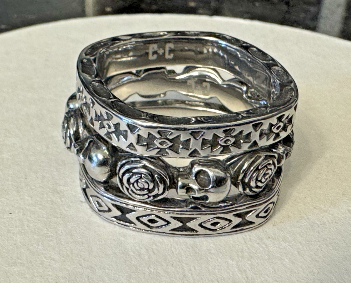 Clocks and Colours “Milagros” Stackable Ring Set … - image 6