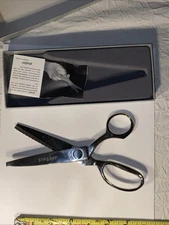 Vintage Gingher G-7P Dressmaker Pinking Shears w/Box Chrome Scissors Scissor R/H