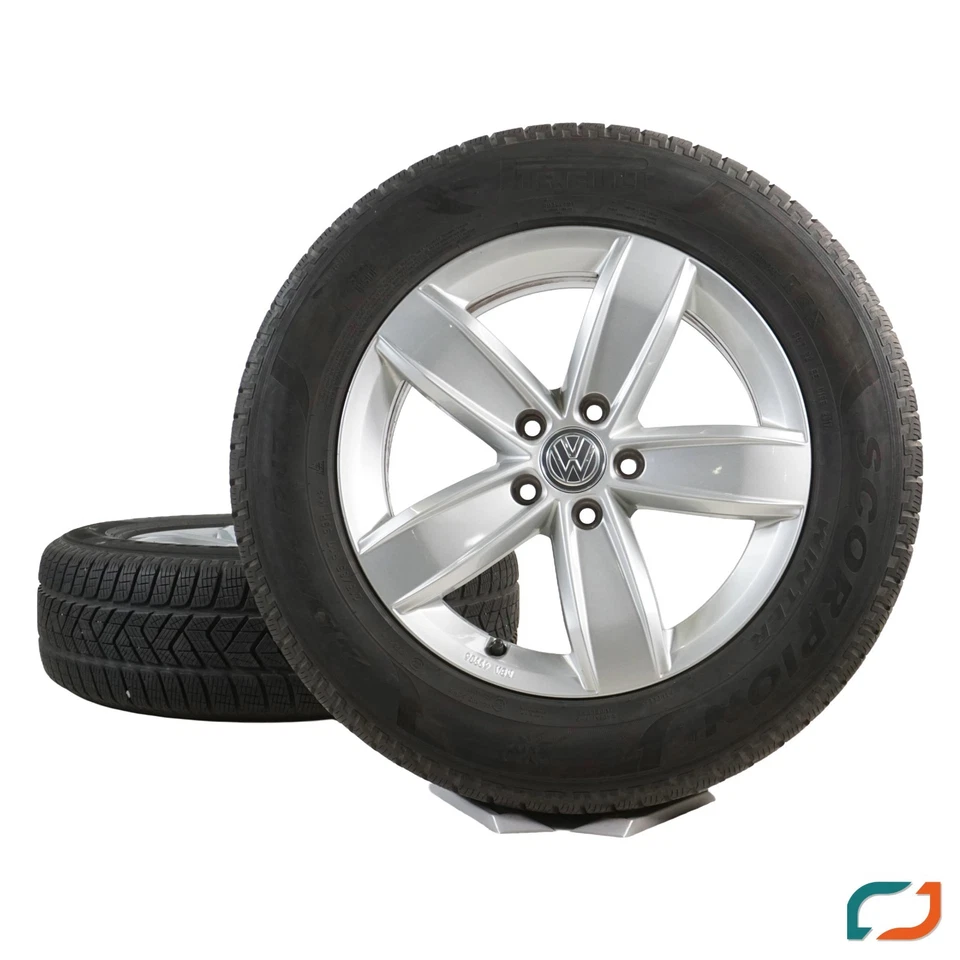 Original VW Tiguan AD1 Winterräder Winterreifen Corvara 17 Zoll 215/65 R17 99H - Bild 3 von 4