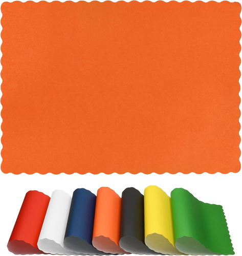 Paper Placemats for Dining Table – Disposable Scalloped Edges Color Table Mats G - Picture 11 of 12