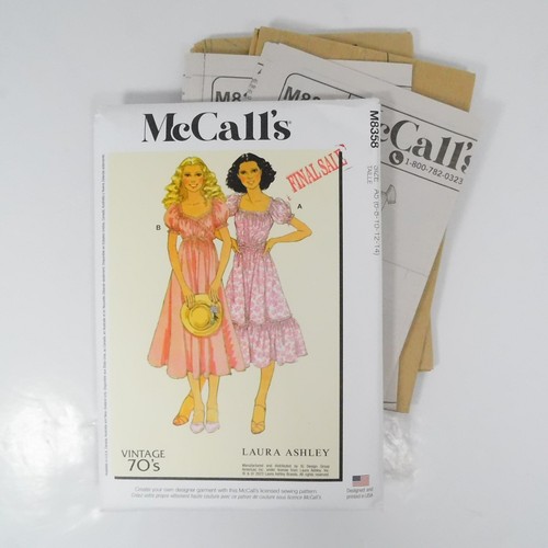 McCalls 8358 Misses Wrap Dress Pattern Size 6-14 Uncut Peasant Ruffles Pullover - Picture 10 of 10