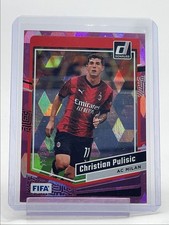 CHRISTIAN PULISIC 2023 DONRUSS FIFA SOCCER PINK CUBIC AC MILAN /99 Q1778