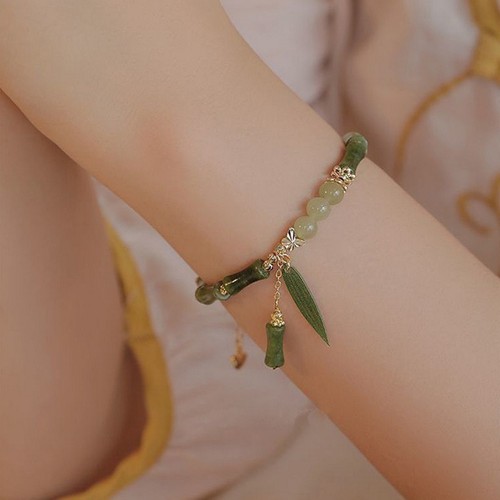 UK Fashion Jewelry Women Lucky Boho Crystal Butterfly Beads Bangle Bracelet - Picture 5 of 34