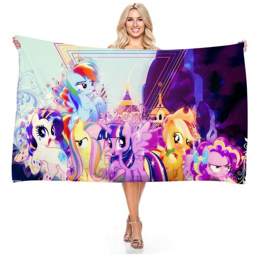 Magic My Little Pony Bath Towel Beach Swim Towel Turt Microfiber 70*140cm Gifts - Picture 21 of 32