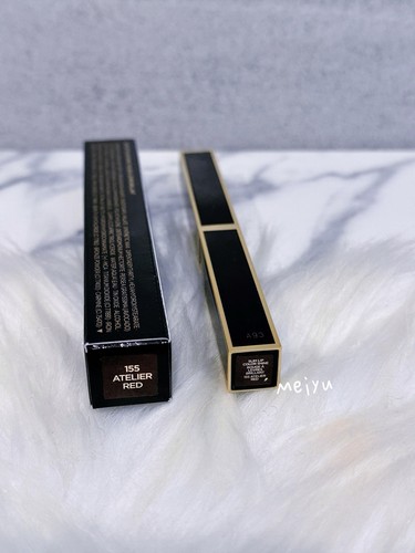 Tom Ford Slim Lip Color Shine, 155 ATELIER RED, Full Size 0.03Oz./0.9 g NIB - Picture 5 of 7