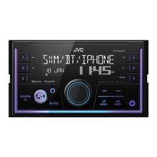 JVC® KW-X850BTS Car In-Dash Unit, Double-DIN Digital Receiver with Alexa...