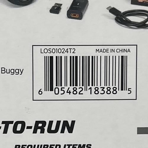 Losi Mini-B 1/16 RTR Brushless 2WD Buggy (Blue) LOS01024T2 - Picture 3 of 4